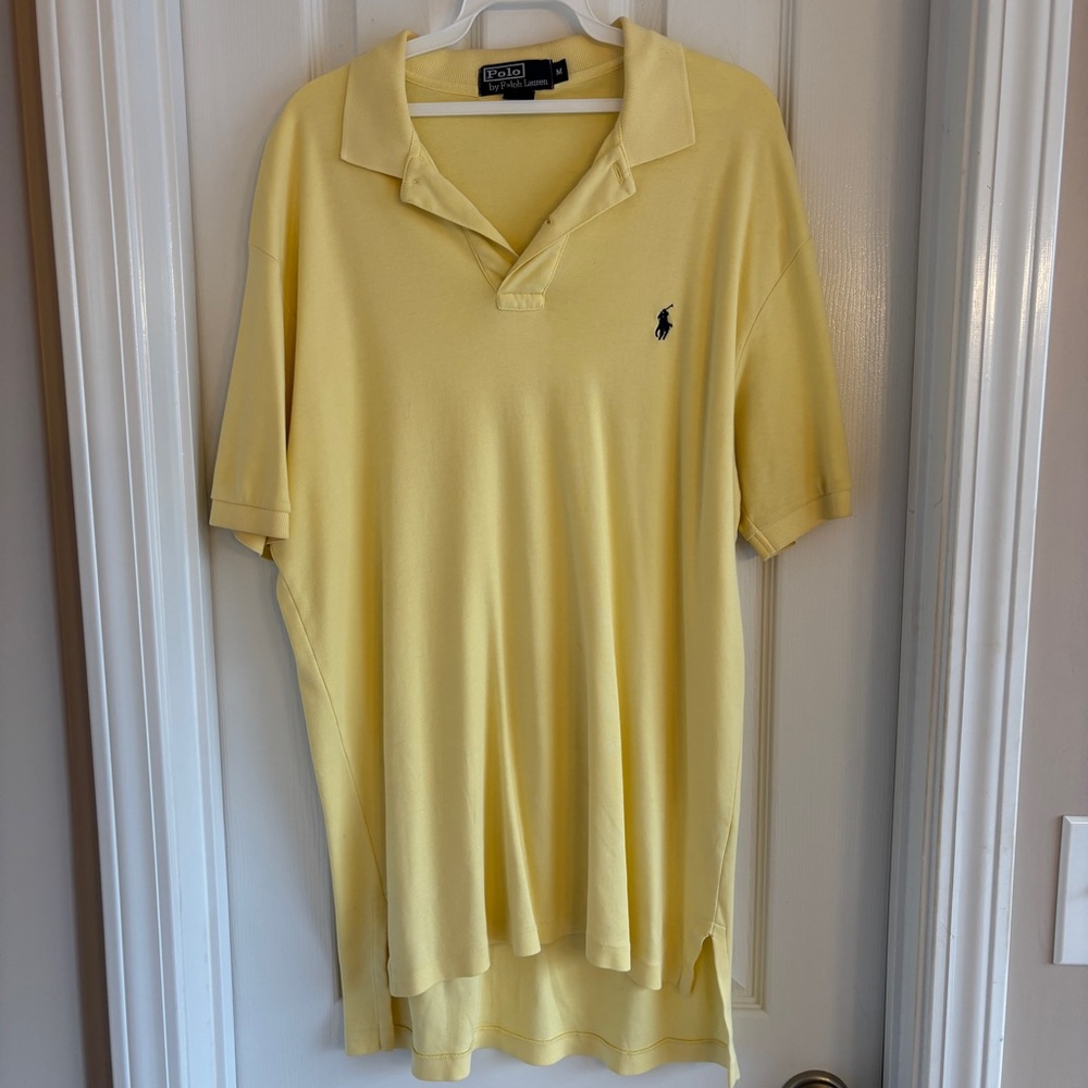 Polo by Ralph Lauren Men's Yellow Shirt | medium